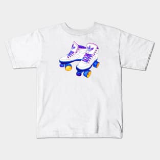 Roller Derby skaters Kids T-Shirt